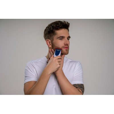 Набір для стрижки WAHL Color Pro Cordless, мережа+акум., гребінець, ножиці, сталь, синій (09649-016)