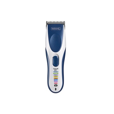 Набір для стрижки WAHL Color Pro Cordless, мережа+акум., тример,гребінець,ножиці, сталь, синій (09649-916)