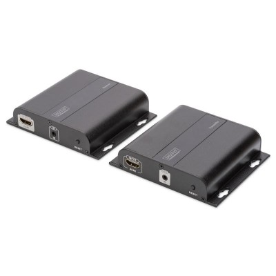 Набір подовжувачів DIGITUS HDMI через IP, 4K*2K@30Гц, (CAT 5/5e/6/7), 120м (DS-55122) Набір подовжувачів DIGITUS HDMI через IP, 4K*2K@30Гц, (CAT 5/5e/6/7), 120м (DS-55122)