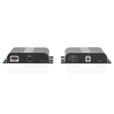 Набір подовжувачів DIGITUS HDMI через IP, 4K*2K@30Гц, (CAT 5/5e/6/7), 120м (DS-55122) Набір подовжувачів DIGITUS HDMI через IP, 4K*2K@30Гц, (CAT 5/5e/6/7), 120м (DS-55122)