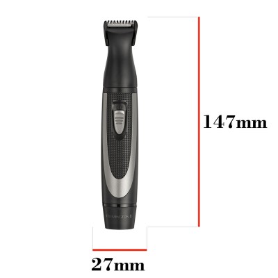 Набір тримерів Remington WORKS, для бороди, вусів, носа та вух, чохол, гребінець, сталь, чорний (MB_905)