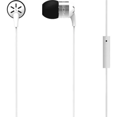 Навушники In-Ear Koss KEB25iW, 3.5 mini-jack, Mic Білий (189650.101)