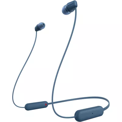 Навушники In-ear Sony WI-C100 BT 5.0, IPX4, SBC, AAC, Wireless, Mic, Синій (WIC100L.CE7)