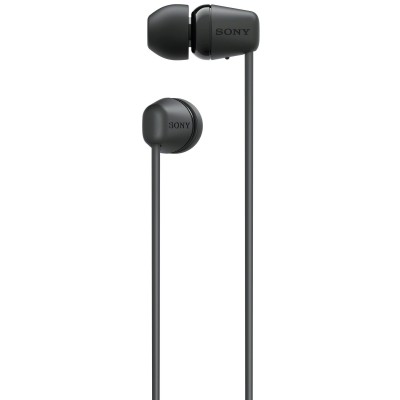 Навушники In-ear Sony WI-C100 BT 5.0, IPX4, SBC, AAC, Wireless, Mic, Чорний (WIC100B.CE7)