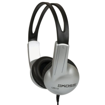 Навушники On-Ear Koss UR10, 3.5 mini-jack, 1.2м, Сірий (196784.101)