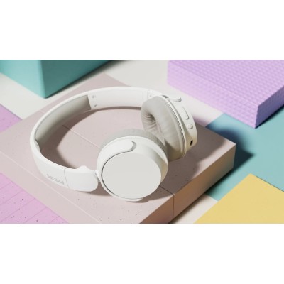 Навушники On-ear Philips TAH3209 BT 5.3, Wireless, Mic, Білий