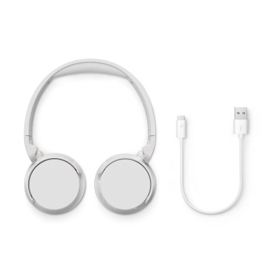 Навушники On-ear Philips TAH4209 BT 5.3, Wireless, Mic, Білий