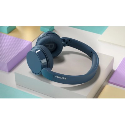 Навушники On-ear Philips TAH4209 BT 5.3, Wireless, Mic, Синій