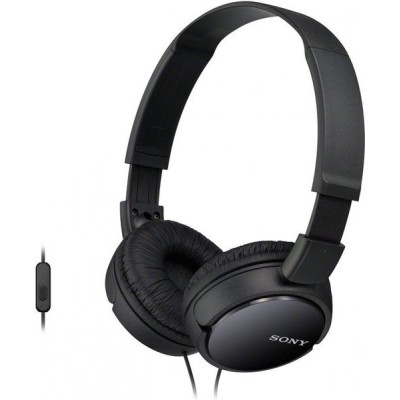 Навушники On-ear Sony MDR-ZX110AP 3.5 mini-jack, Mic, Чорний