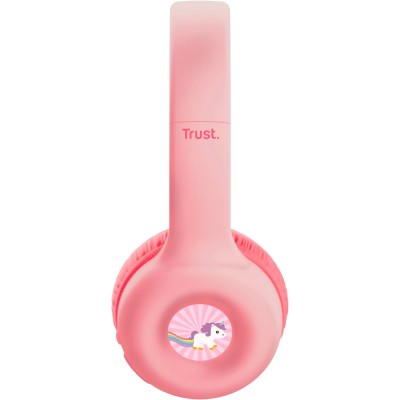 Навушники On-ear Trust Nouna Kids, Wireless, Mic, Рожевий Навушники On-ear Trust Nouna Kids, Wireless, Mic, Рожевий