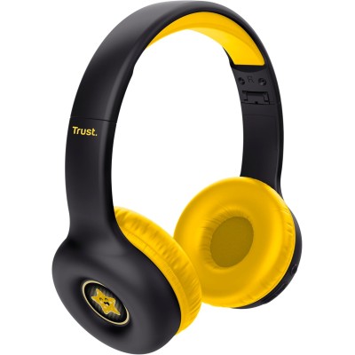 Навушники On-ear Trust Nouna Kids, Wireless, Mic, Чорний