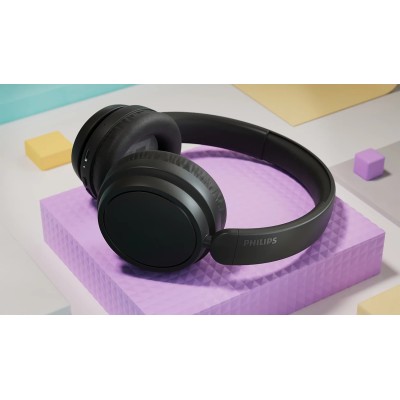 Навушники Over-ear Philips TAH5209 BT 5.3, SBC, Wireless, Mic, Чорний