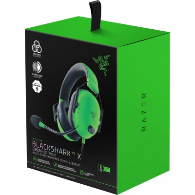 Навушники Razer Blackshark V2 X 3.5мм (RZ04-03240600-R3M1) Green