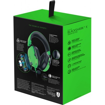 Навушники Razer Blackshark V2 X 3.5мм (RZ04-03240600-R3M1) Green