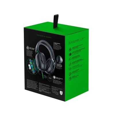 Навушники Razer BlackShark V2 X, 7.1, mini-jack, 1.3м (RZ04-03240100-R3M1) чорний