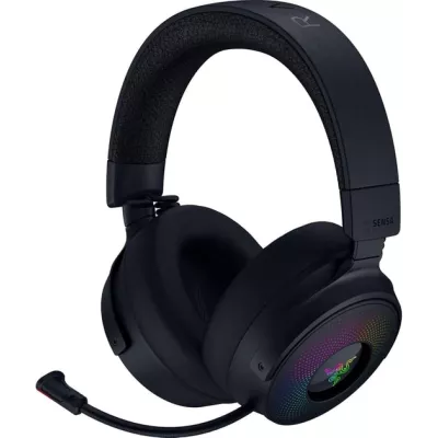 Навушники Razer Kraken V4 Pro, mini-jack/USB-A/BT/WL, RGB (RZ04-05160100-R3M1) чорний