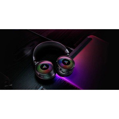 Навушники Razer Kraken V4 Pro, mini-jack/USB-A/BT/WL, RGB (RZ04-05160100-R3M1) чорний