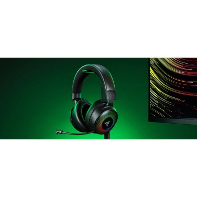 Навушники Razer Kraken V4 Pro, mini-jack/USB-A/BT/WL, RGB (RZ04-05160100-R3M1) чорний