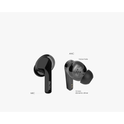 Навушники TECNO Hipods H3 Black (4895180768019)