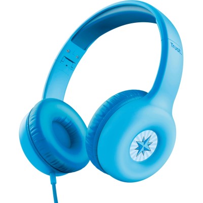Навушники Trust Nouna Headphones mini-jack, Mic, Синій