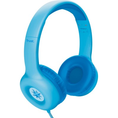 Навушники Trust Nouna Headphones mini-jack, Mic, Синій