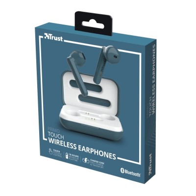 Навушники Trust Primo Touch True Wireless Mic Blue