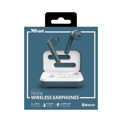 Навушники Trust Primo Touch True Wireless Mic Blue
