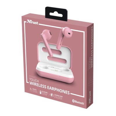 Навушники Trust Primo Touch True Wireless Mic Pink