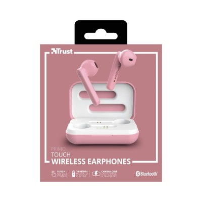 Навушники Trust Primo Touch True Wireless Mic Pink