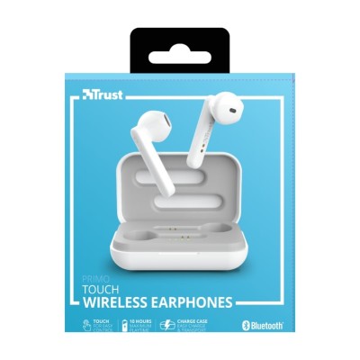 Навушники Trust Primo Touch True Wireless Mic White