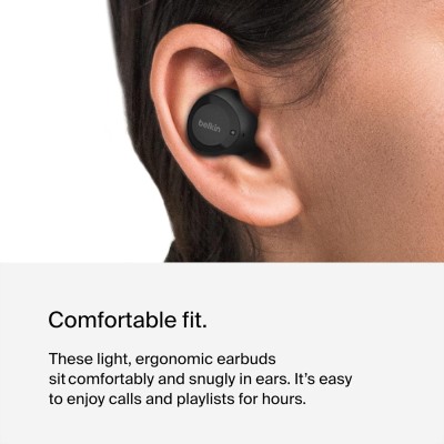 Навушники TWS Belkin Soundform Bolt True Wireless, чорний (AUC009BTBLK)