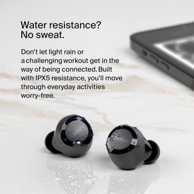 Навушники TWS Belkin Soundform Bolt True Wireless, чорний (AUC009BTBLK)