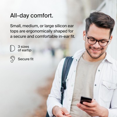 Навушники TWS Belkin Soundform Motion True Wireless, білий (AUC010BTWH)