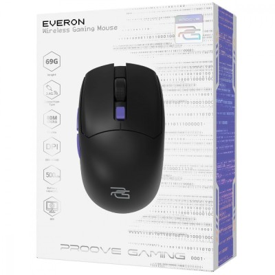 Бездротова ігрова миша Proove Gaming Everon (WMEV00022001) black