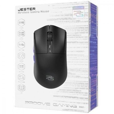Бездротова ігрова миша Proove Gaming Jester (WMJS00022001) black