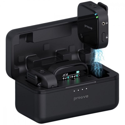 Бездротовий петличний мікрофон Proove Studio (PSWM15000201) black