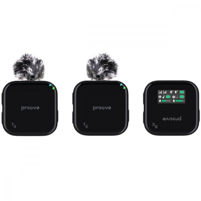 Бездротовий петличний мікрофон Proove Studio (PSWM15000201) black