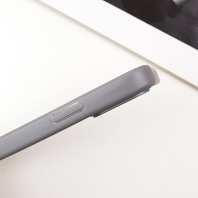 TPU чехол Transparent + Colour 1,5mm для Apple iPhone XR (6.1") Grey