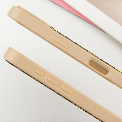 TPU чохол Bling World Rock Diamond with MagSafe для Apple iPhone 16 Pro (6.3") Gold