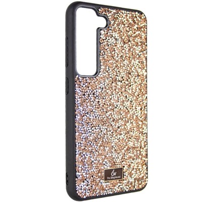 TPU чохол Bling World Rock Diamond для Samsung Galaxy S23 Рожевий