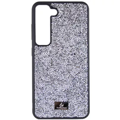 TPU чохол Bling World Rock Diamond для Samsung Galaxy S23 Срібний