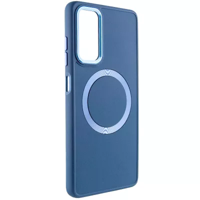 TPU чохол Bonbon Metal Style with MagSafe для Samsung Galaxy A15 4G/5G / M15 5G Синій / Denim Blue