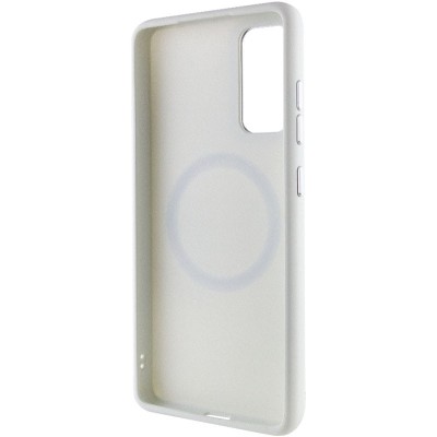 TPU чохол Bonbon Metal Style with MagSafe для Samsung Galaxy A54 5G Білий / White
