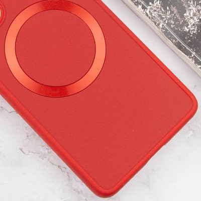 TPU чохол Bonbon Metal Style with MagSafe для Samsung Galaxy S21 FE Червоний / Red TPU чохол Bonbon Metal Style with MagSafe для Samsung Galaxy S21 FE Червоний / Red