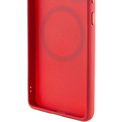 TPU чохол Bonbon Metal Style with MagSafe для Samsung Galaxy S22 Червоний / Red