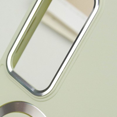 TPU чохол Bonbon Metal Style with MagSafe для Samsung Galaxy S24 Ultra Білий / White