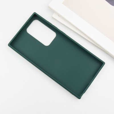 TPU чохол Bonbon Metal Style with MagSafe для Samsung Galaxy S24 Ultra Зелений / Army Green