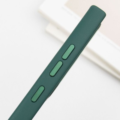 TPU чохол Bonbon Metal Style with MagSafe для Samsung Galaxy S24 Ultra Зелений / Army Green