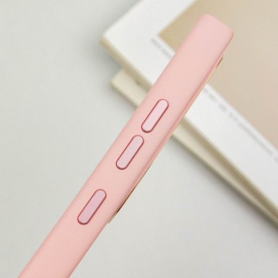 TPU чохол Bonbon Metal Style with MagSafe для Samsung Galaxy S24 Ultra Рожевий / Light Pink