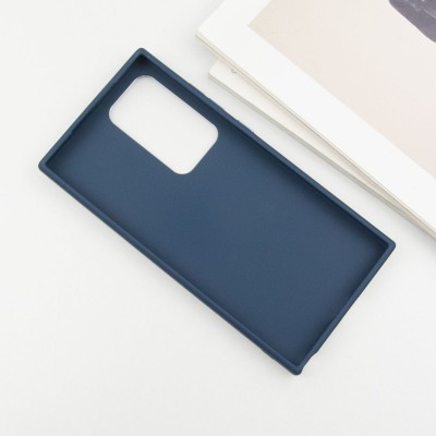 TPU чохол Bonbon Metal Style with MagSafe для Samsung Galaxy S24 Ultra Синій / Cosmos Blue